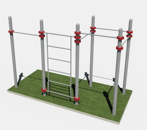 Уличная шведская стенка и 5 турников для workout