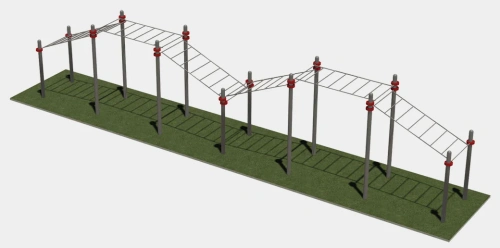 Шесть рукоходов разноуровневых